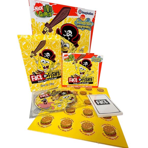 SpongeBob SquarePants Game Fact or Fishy DVD Imagination 2004 Sponge Bob - Picture 7 of 9